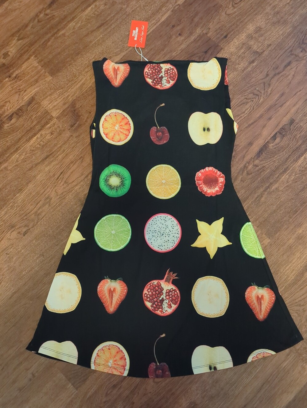 Lisa Says Gah x Tyler McGillivary Dottie Dress Fruit Slice NWT XL - Picture 2 of 6